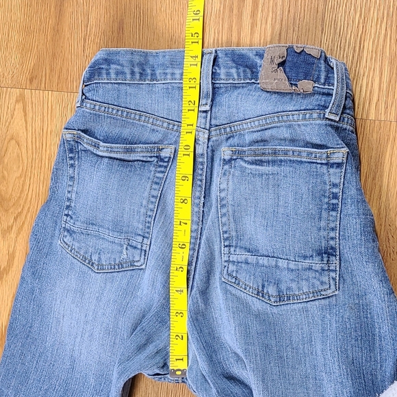 MOSSIMO 30x29 VINTAGE FADED DISTRESSED DENIM BLUE MENS TOTAL FLEX JEANS - Picture 3 of 8